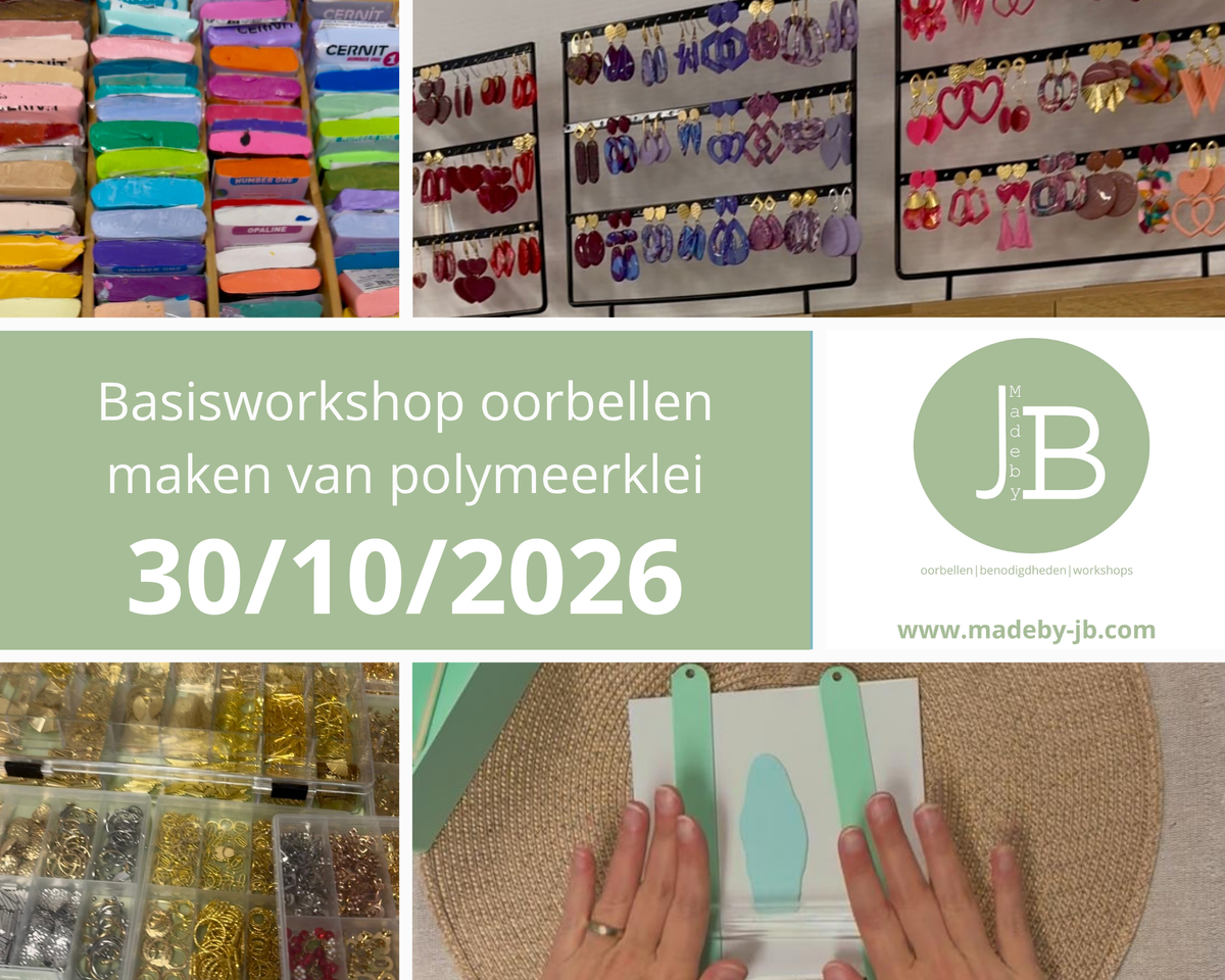 Workshop MadebyJB – vrijdag 30 oktober 2026 19.00 uur