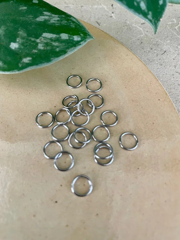 Spring Ringen 7mm – Roestvrij Staal Zilver (20 stuks)