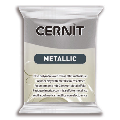 Cernit Metallic 56g – Silver 080