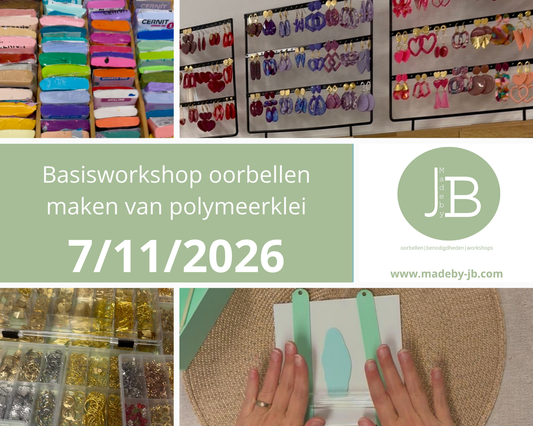Workshop MadebyJB – zaterdag 7 november 2026 13.30 uur