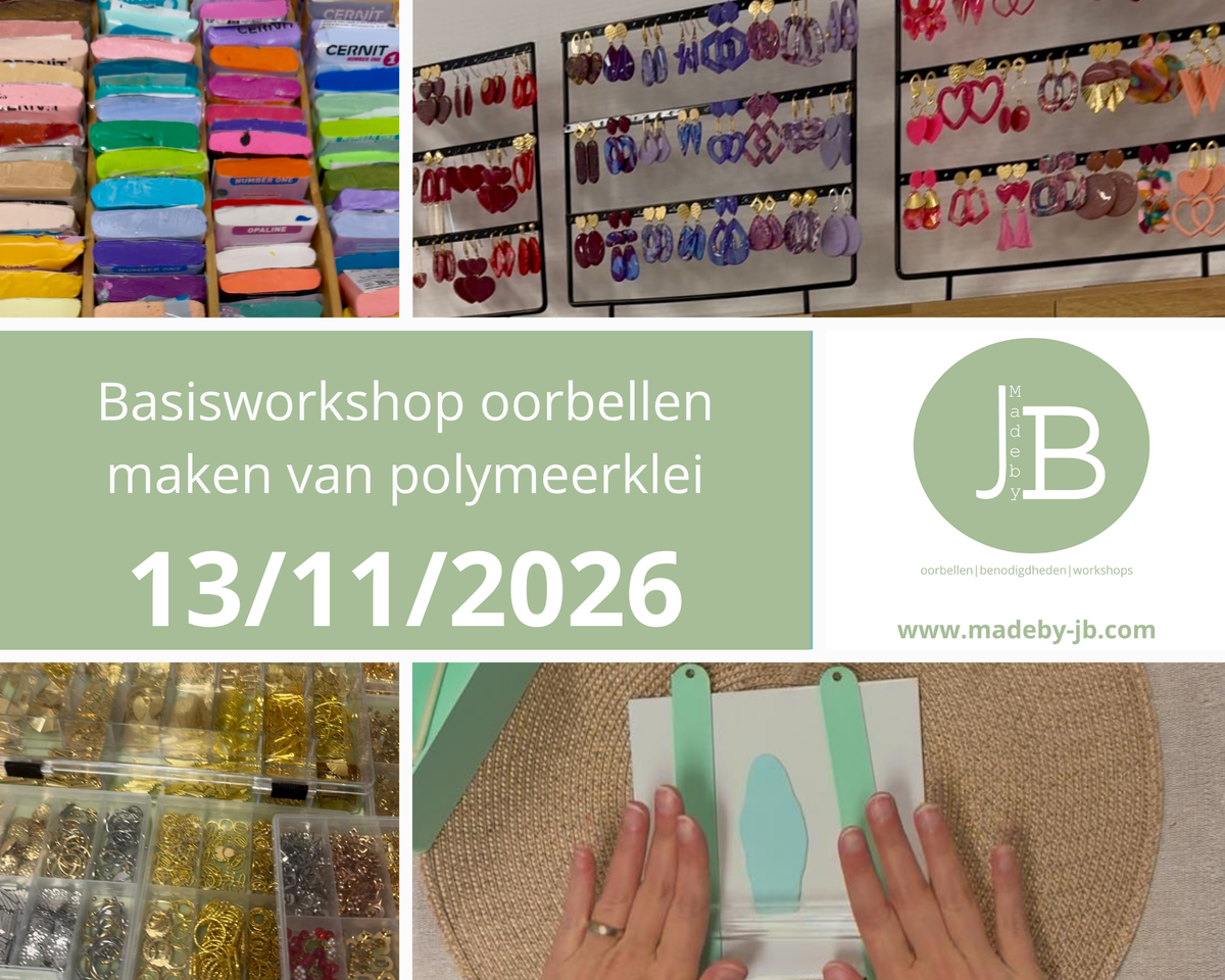 Workshop MadebyJB – vrijdag 13 november 2026 19.00 uur