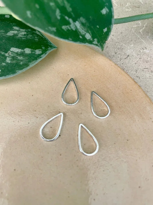 Messing Schakelringen Druppel 13,5x8mm – 925 Sterling Zilver Verguld (4 stuks)