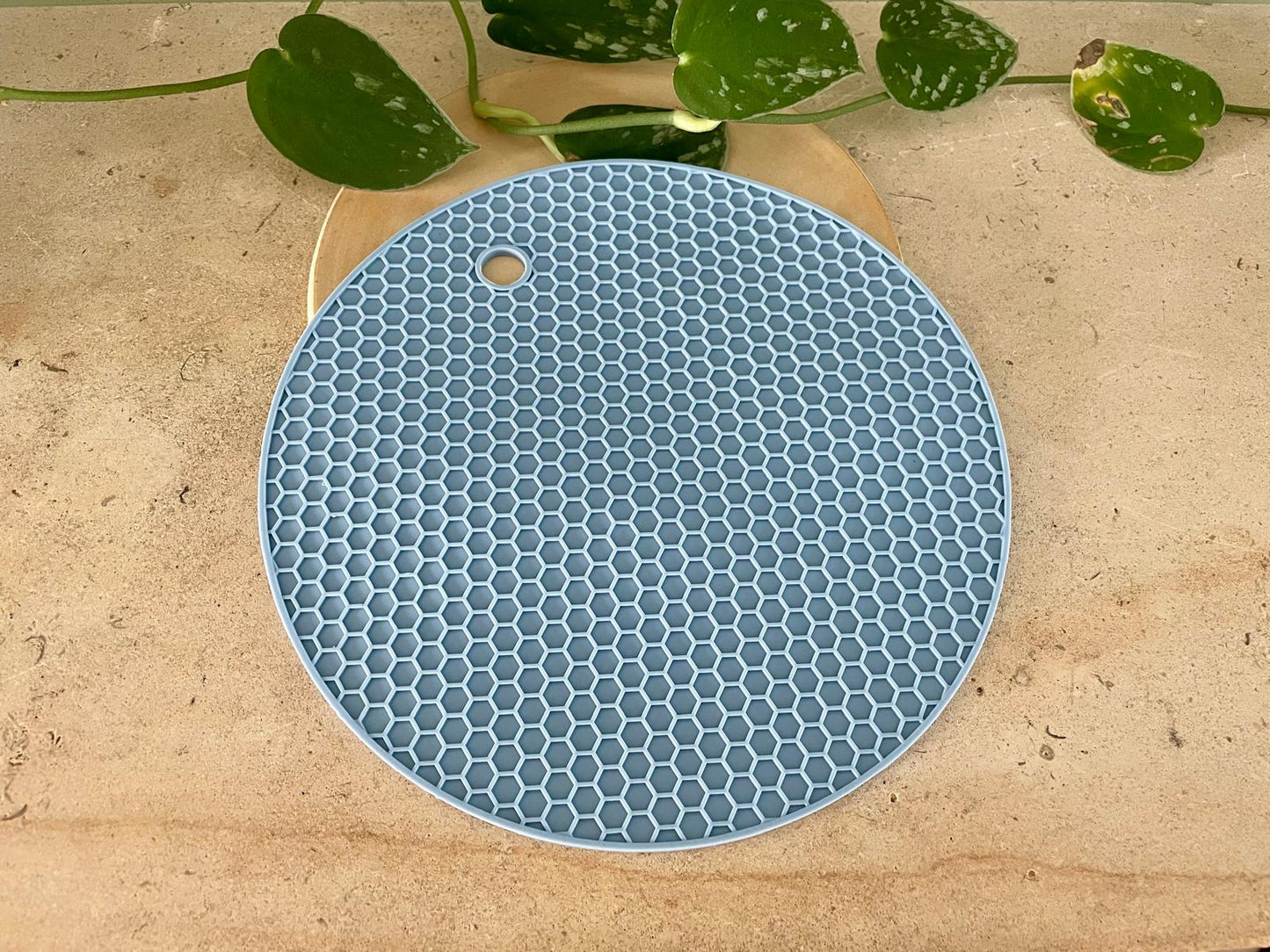 Siliconen matje met honingraatstructuur – voor UV resin blauw