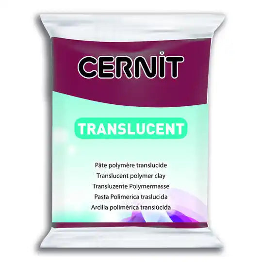 Cernit Translucent 56g – Bordeaux 411