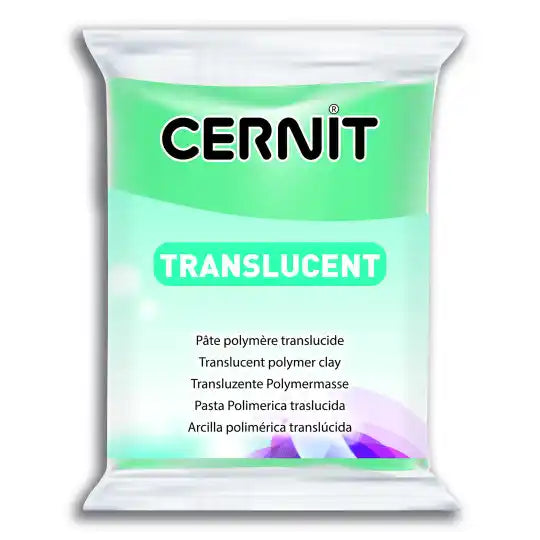 Cernit Translucent 56g – Emerald 620